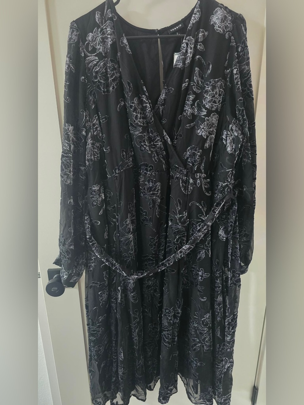 NWT Torrid black floral dress